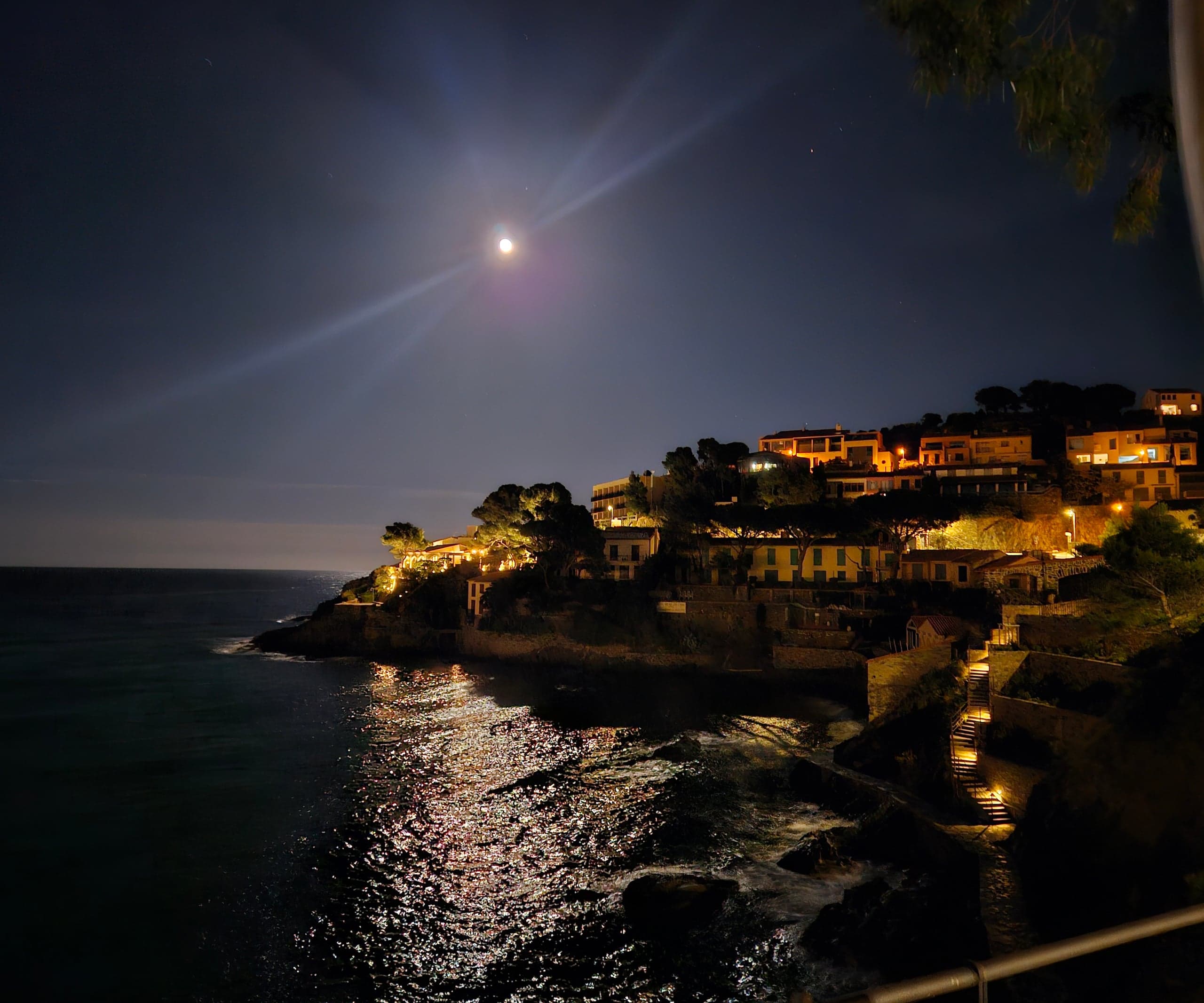 Collioure au clair de lune